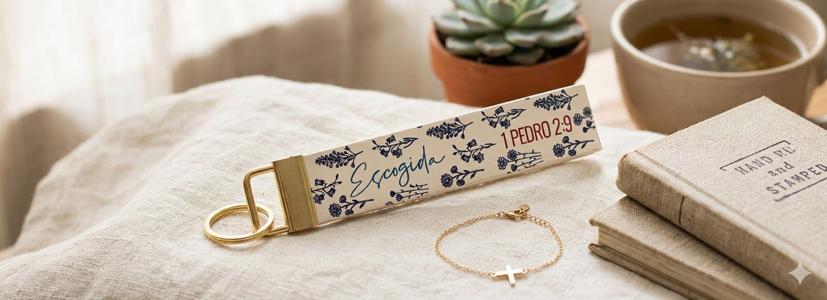 LLavero Pulsera - Escogida - The Perfect Gift