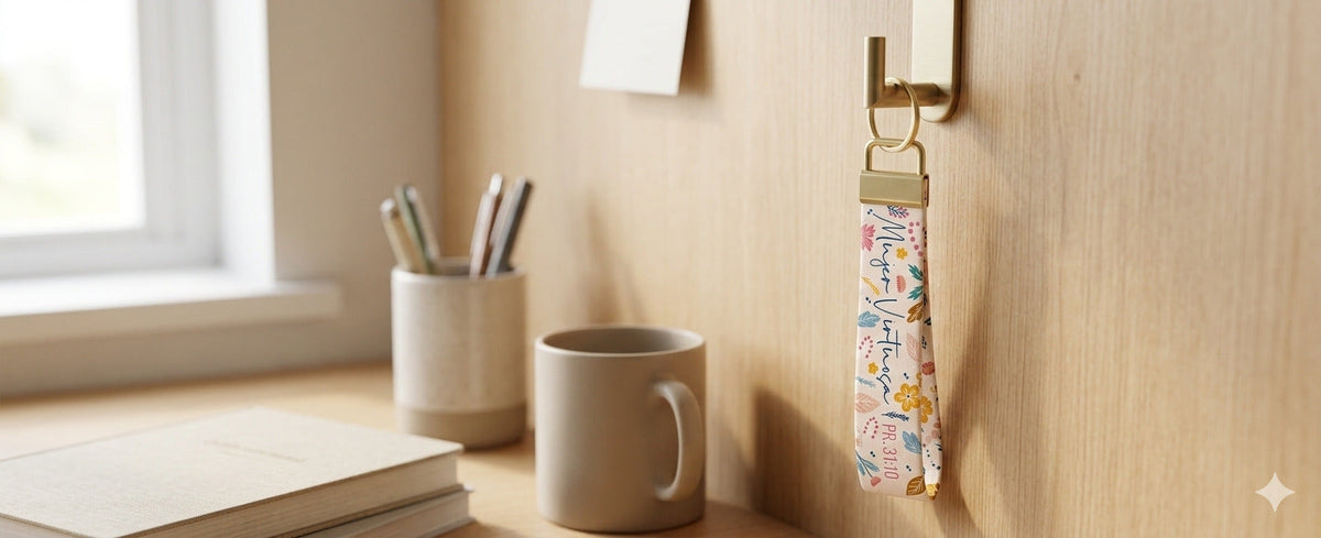 LLavero Pulsera - Mujer Virtuosa - The Perfect Gift