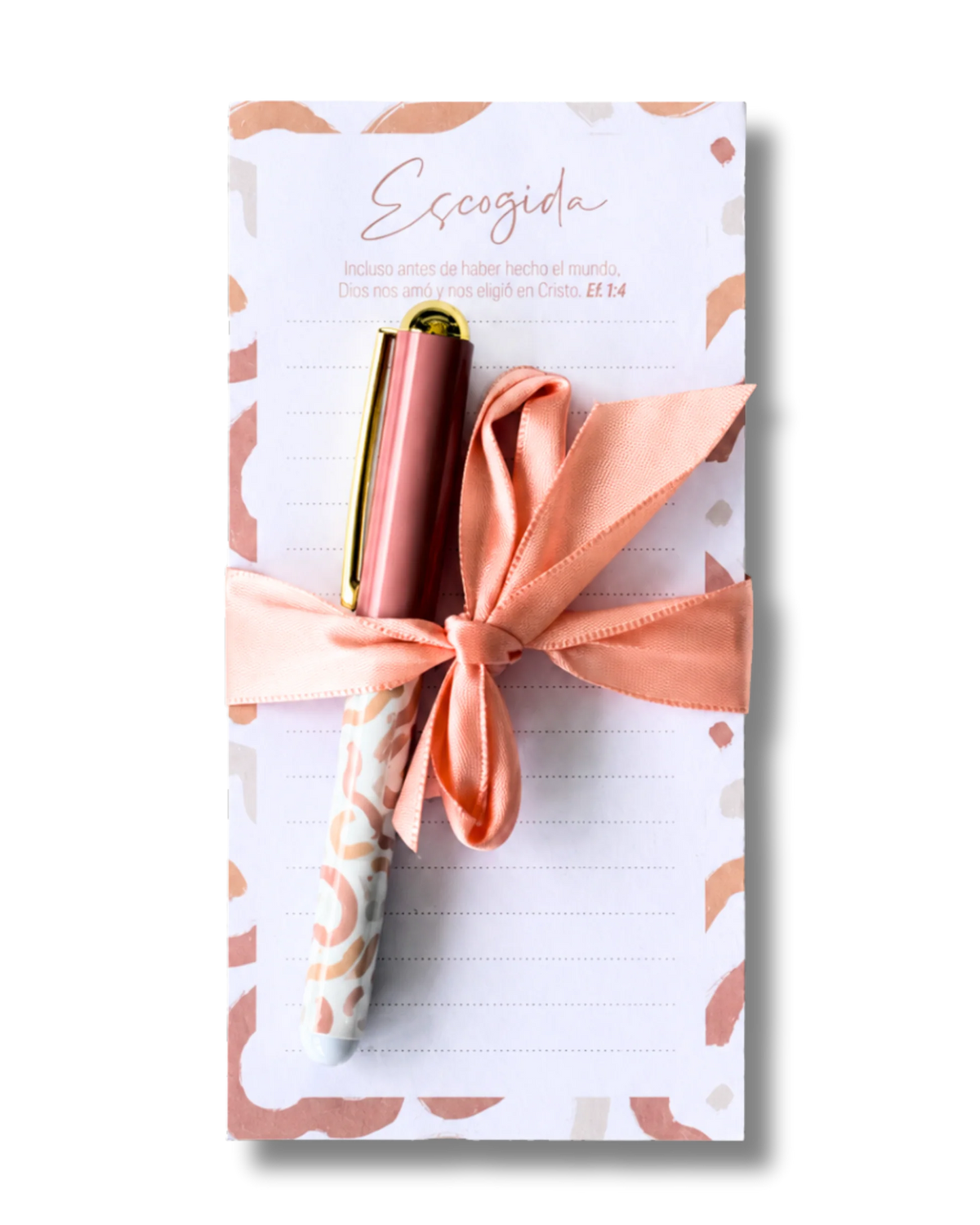 Notepad y Boligrafo- Escogida - The Perfect Gift
