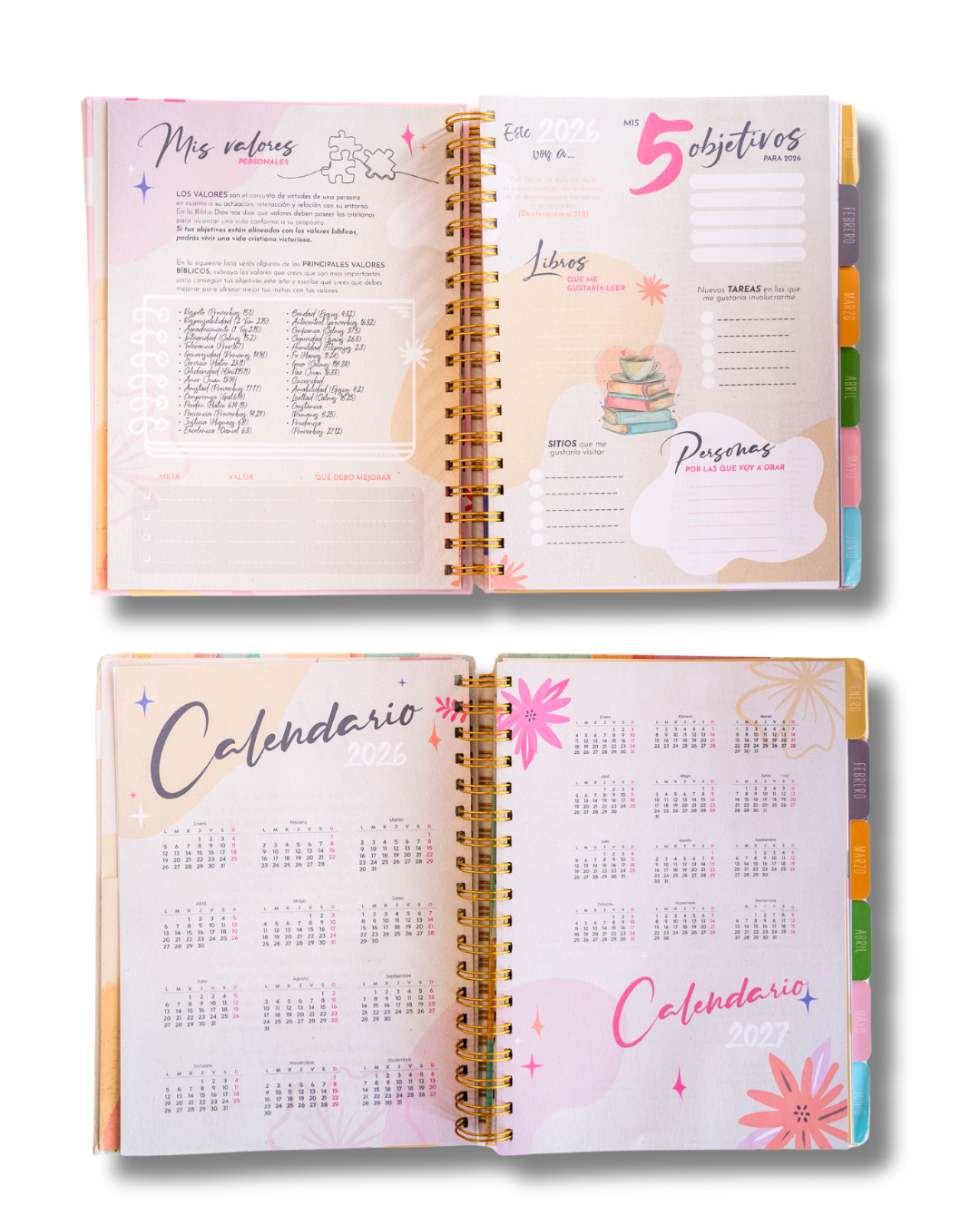 Planner 2026 | Acuarela - The Perfect Gift