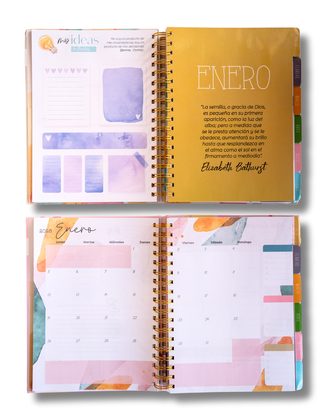 Planner 2026 | Acuarela - The Perfect Gift