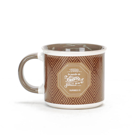 Taza colección Valiente – Todo lo puedo en Cristo... - The Perfect Gift
