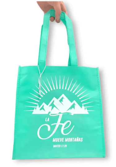 La Fé - Bolsa Tote Bag - Turquesa - The Perfect Gift