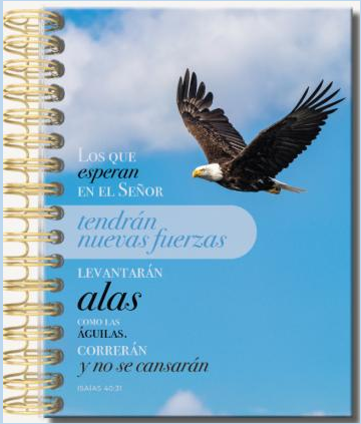 Libreta de anillas con elásico | Los que esperan el Señor - The Perfect Gift