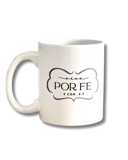 Vivo por fe | Taza Minimalista - The Perfect Gift