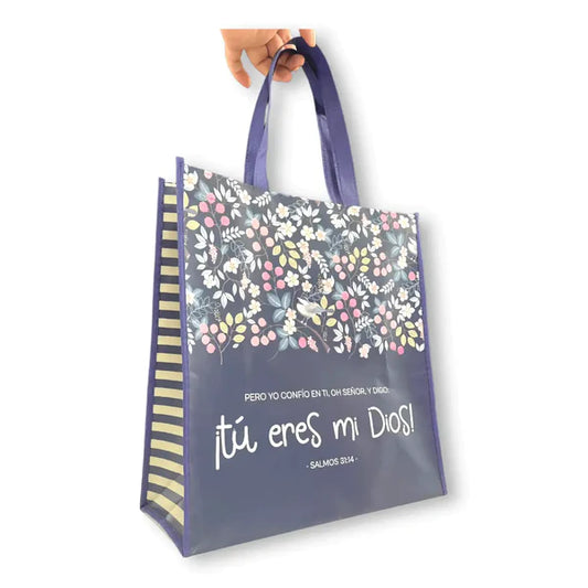 Bolsa Tote Bag Grande a Todo Color - Tú Eres Mi Dios - The Perfect Gift