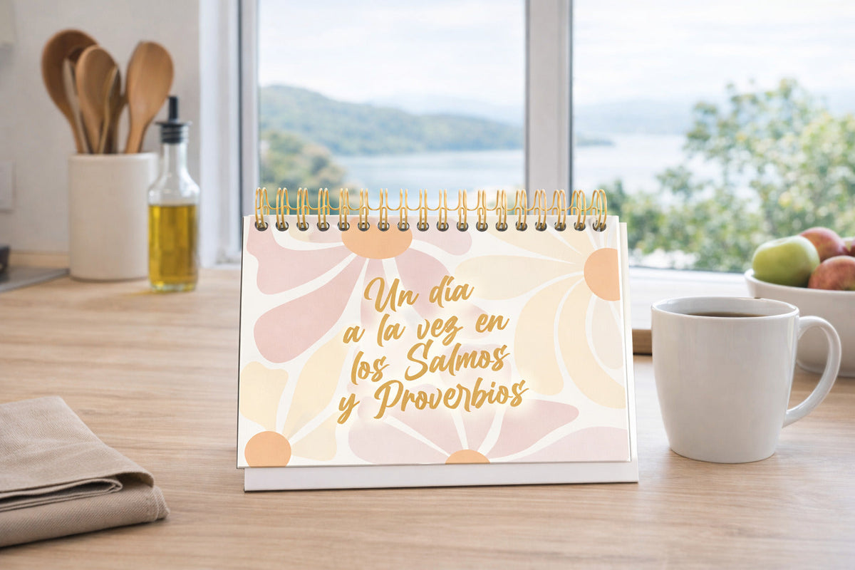 Calendario Perpetuo de mesa - Un dia a la vez Salmos y Proverbios - The Perfect Gift