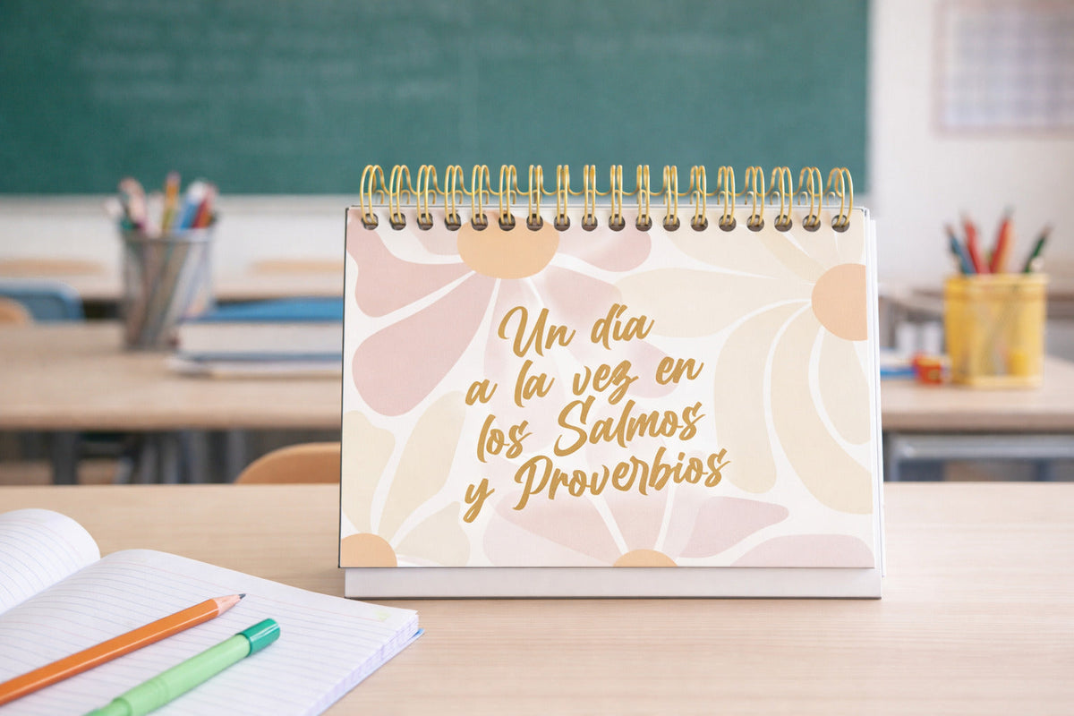Calendario Perpetuo de mesa - Un dia a la vez Salmos y Proverbios - The Perfect Gift