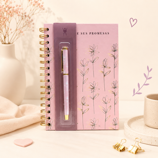 Set Journal & Bolígrafo | Él cumple sus promesas