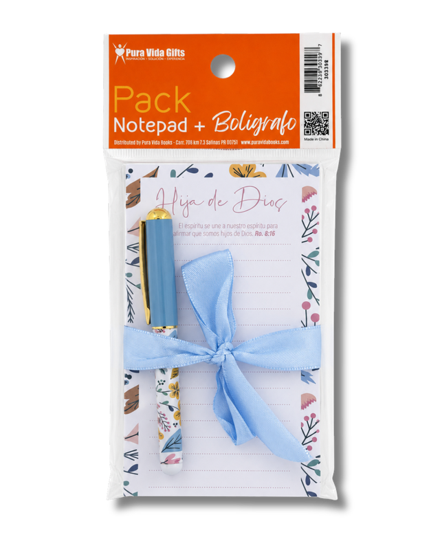Notepad y Boligrafo- Hija de Dios - The Perfect Gift