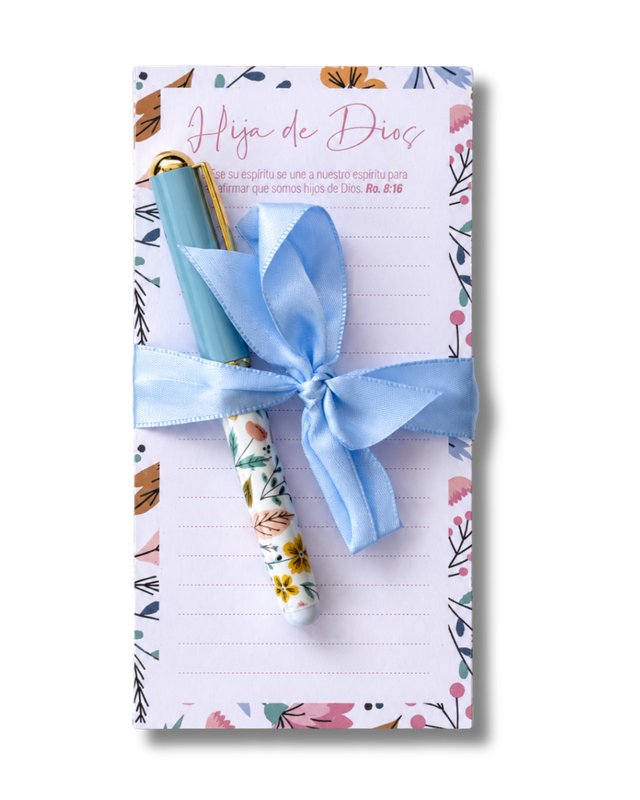 Notepad y Boligrafo- Hija de Dios - The Perfect Gift