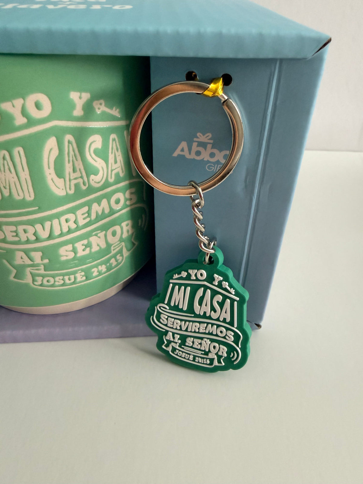 Pack Taza 14 Oz + llavero de caucho. Yo y mi casa - The Perfect Gift