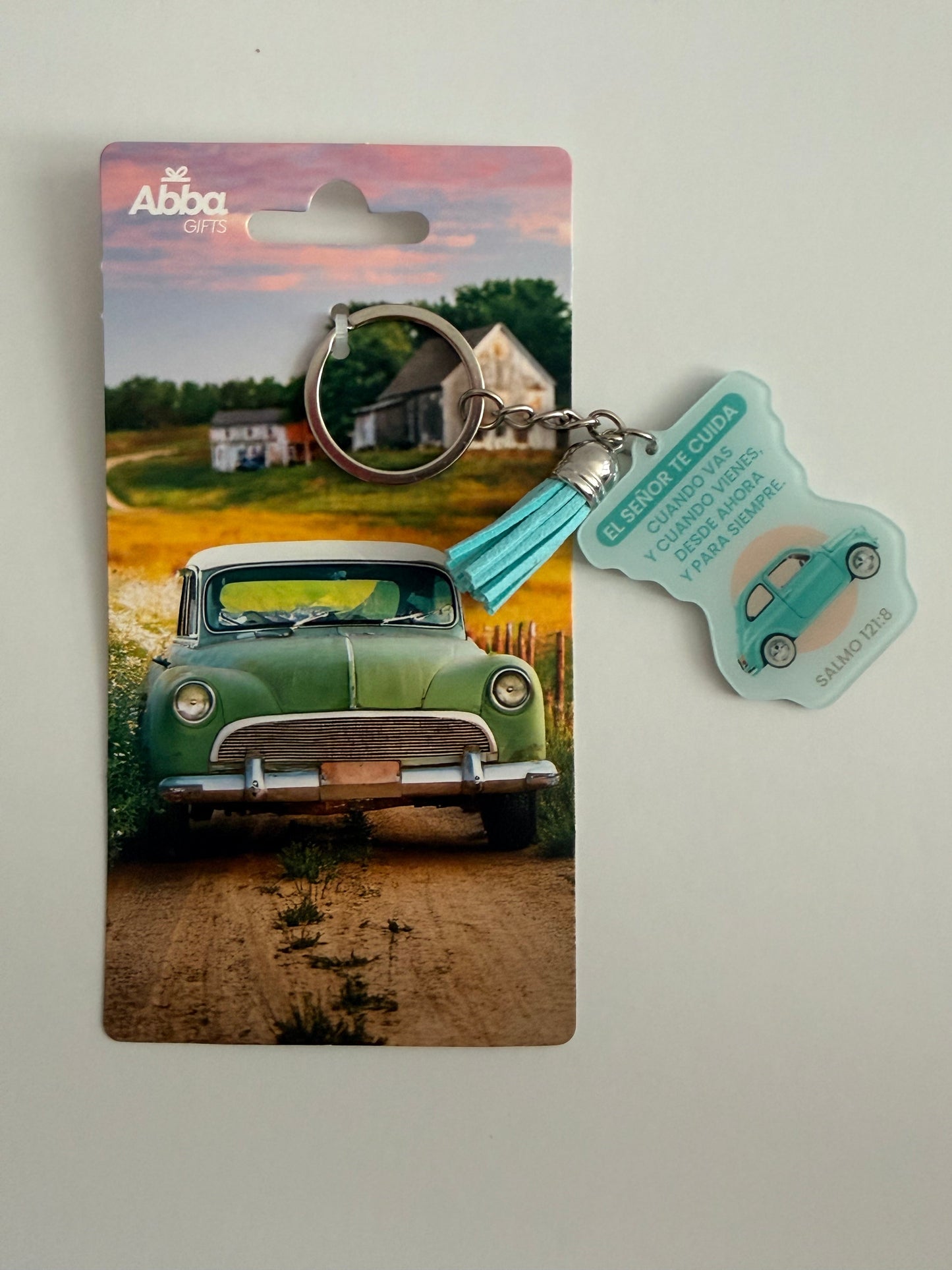 Llavero acrílico con Tassel. El Señor te cuida - The Perfect Gift