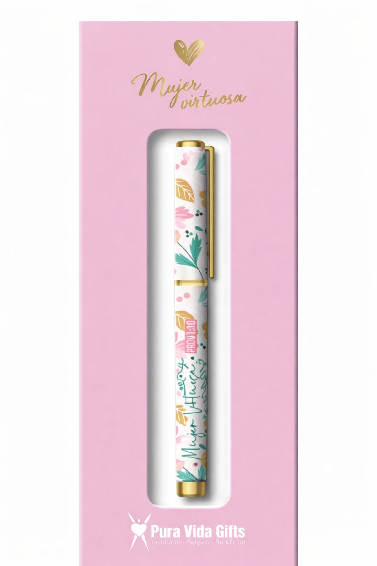 Boligrafo en caja - Mujer Virtuosa - The Perfect Gift