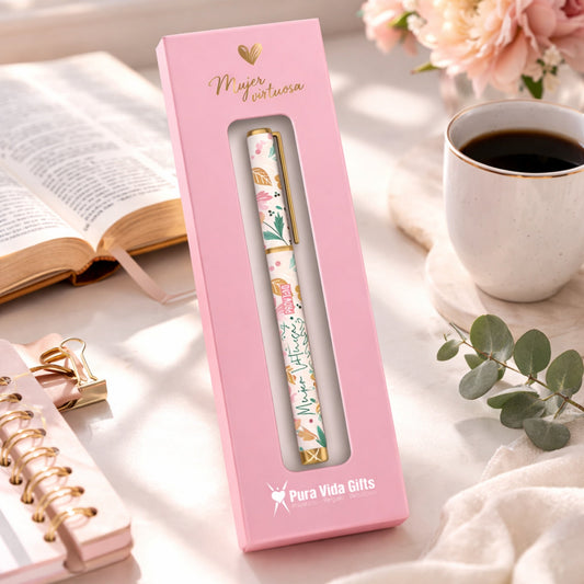 Boligrafo en caja - Mujer Virtuosa - The Perfect Gift