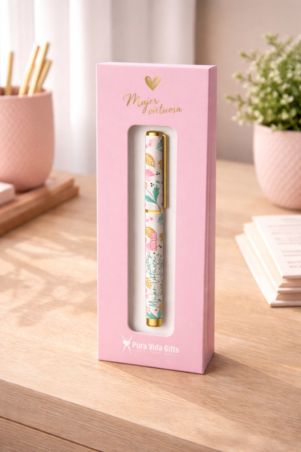Boligrafo en caja - Mujer Virtuosa - The Perfect Gift