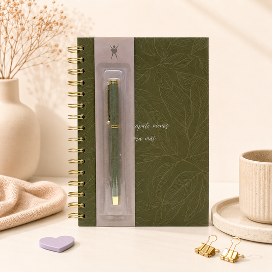 Set Journal & Bolígrafo | Preocúpate menos ora más