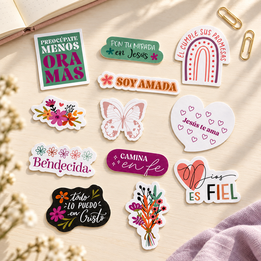 Set de Stickers | Fe y Promesas - The Perfect Gift