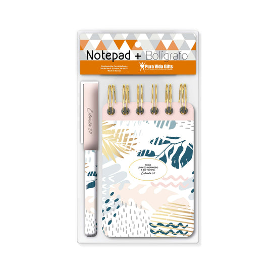 Todo lo Hizo Hermoso- Notepad y Boligrafo - The Perfect Gift