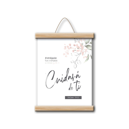 Cuadro Canvas Scroll - Cuidara de ti - The Perfect Gift