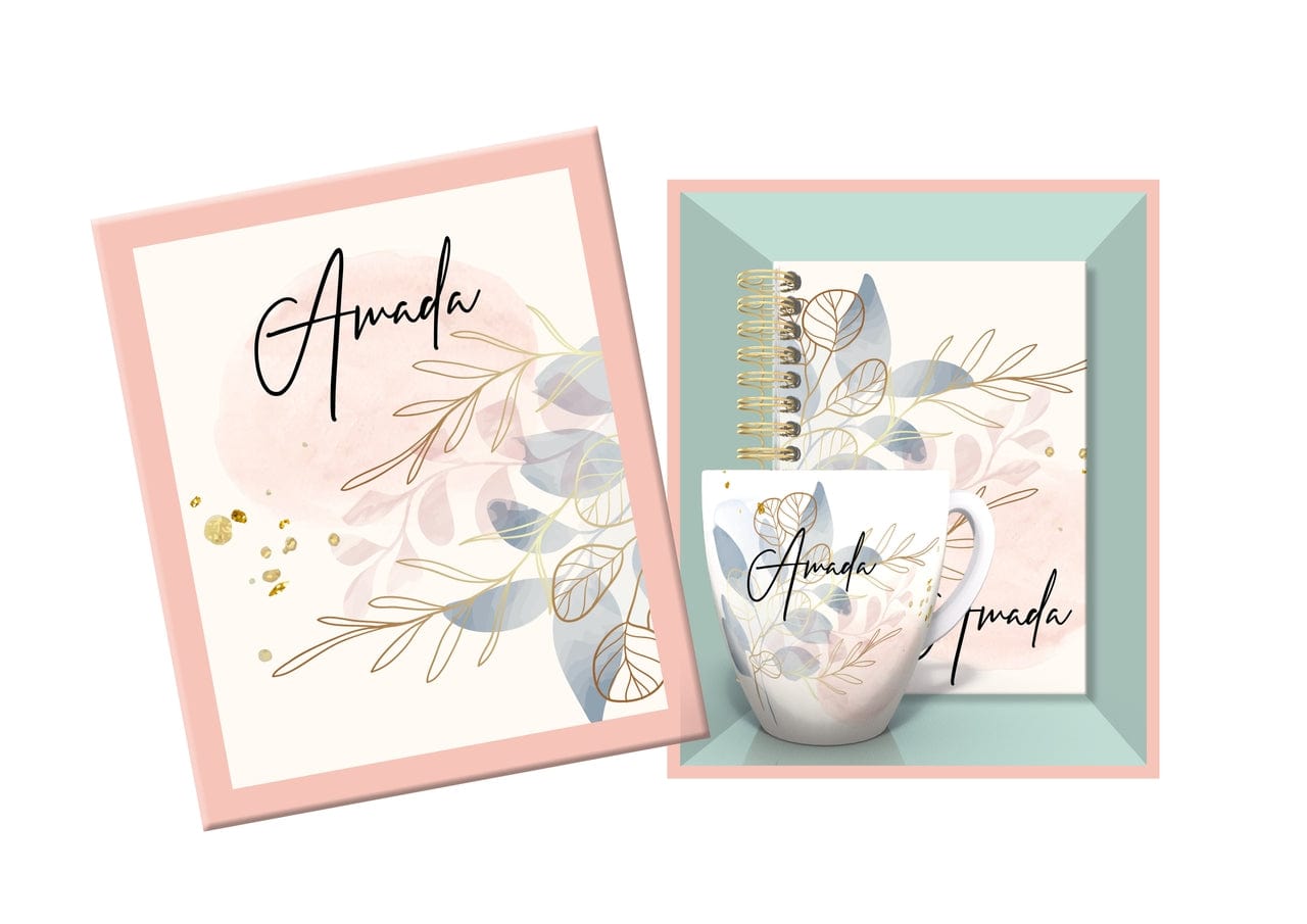 Amada - Set de Regalo - Taza y Libreta - The Perfect Gift