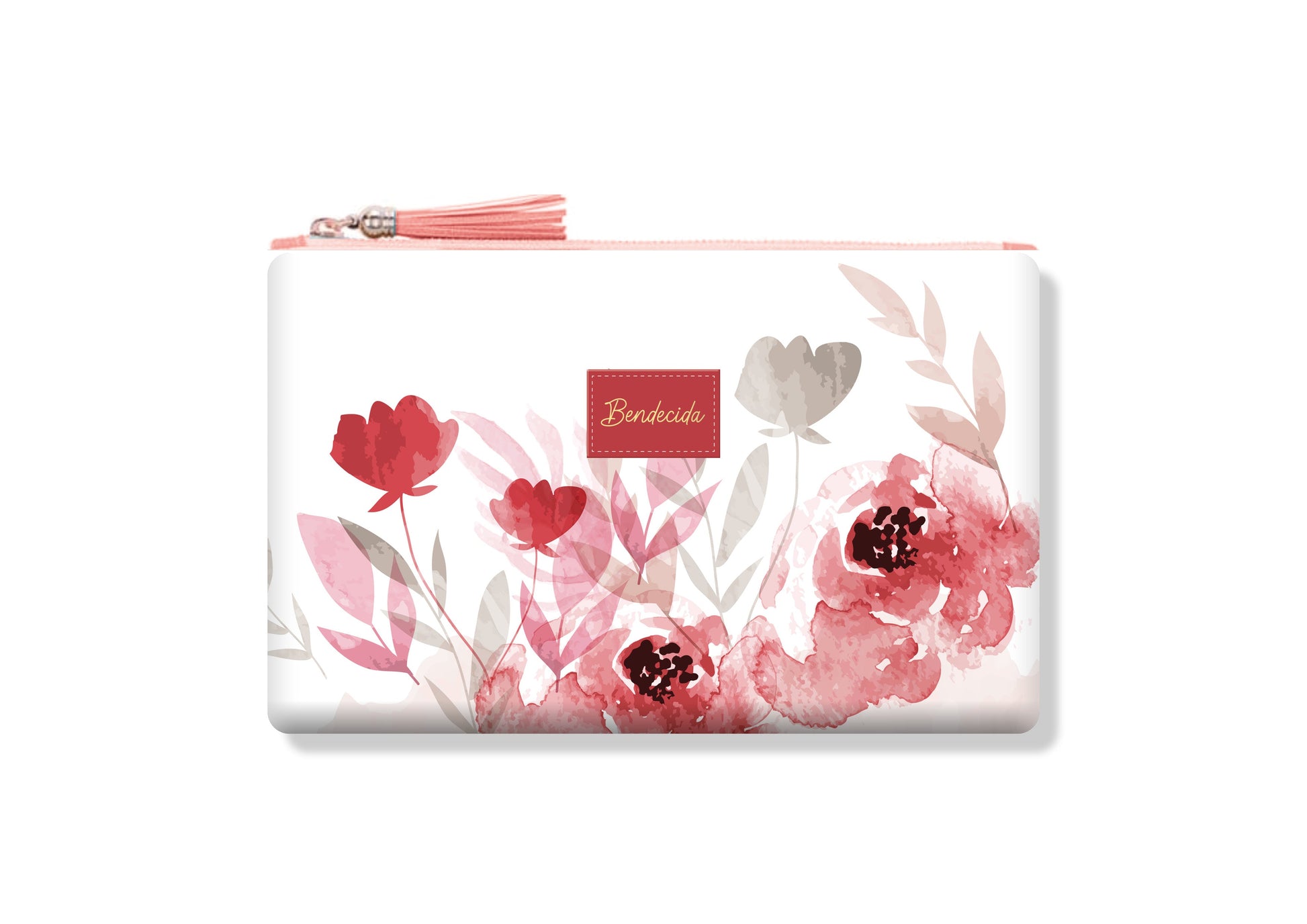 Zipper Pouch Pastel | Bendecida | Flores - The Perfect Gift