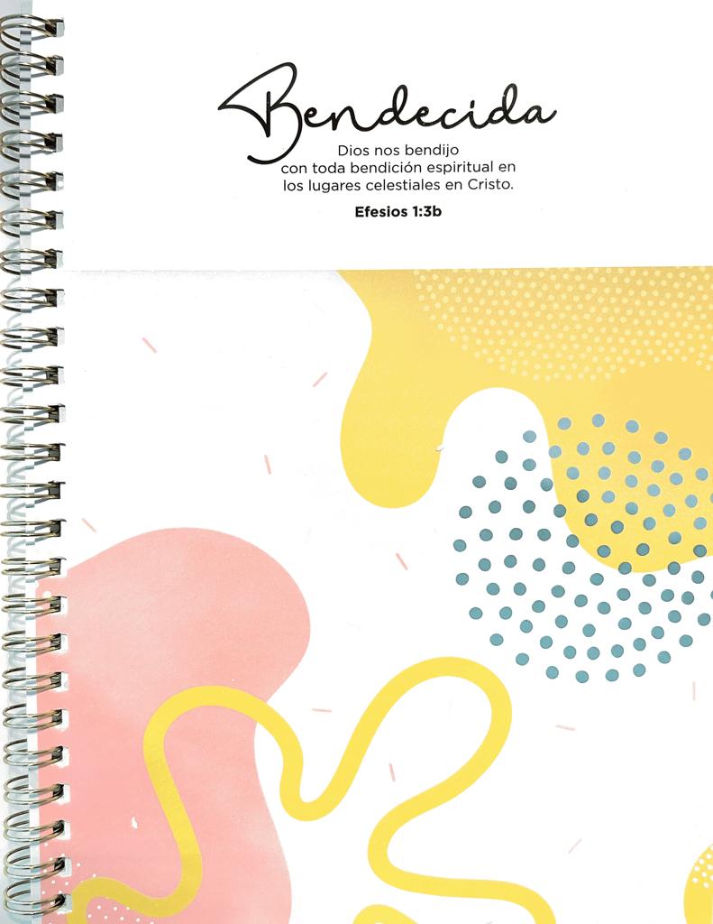 Bendecida - Libretas Lineas Flores II - The Perfect Gift