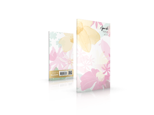 Agenda 2024 Pocket Floral Amarillo - The Perfect Gift