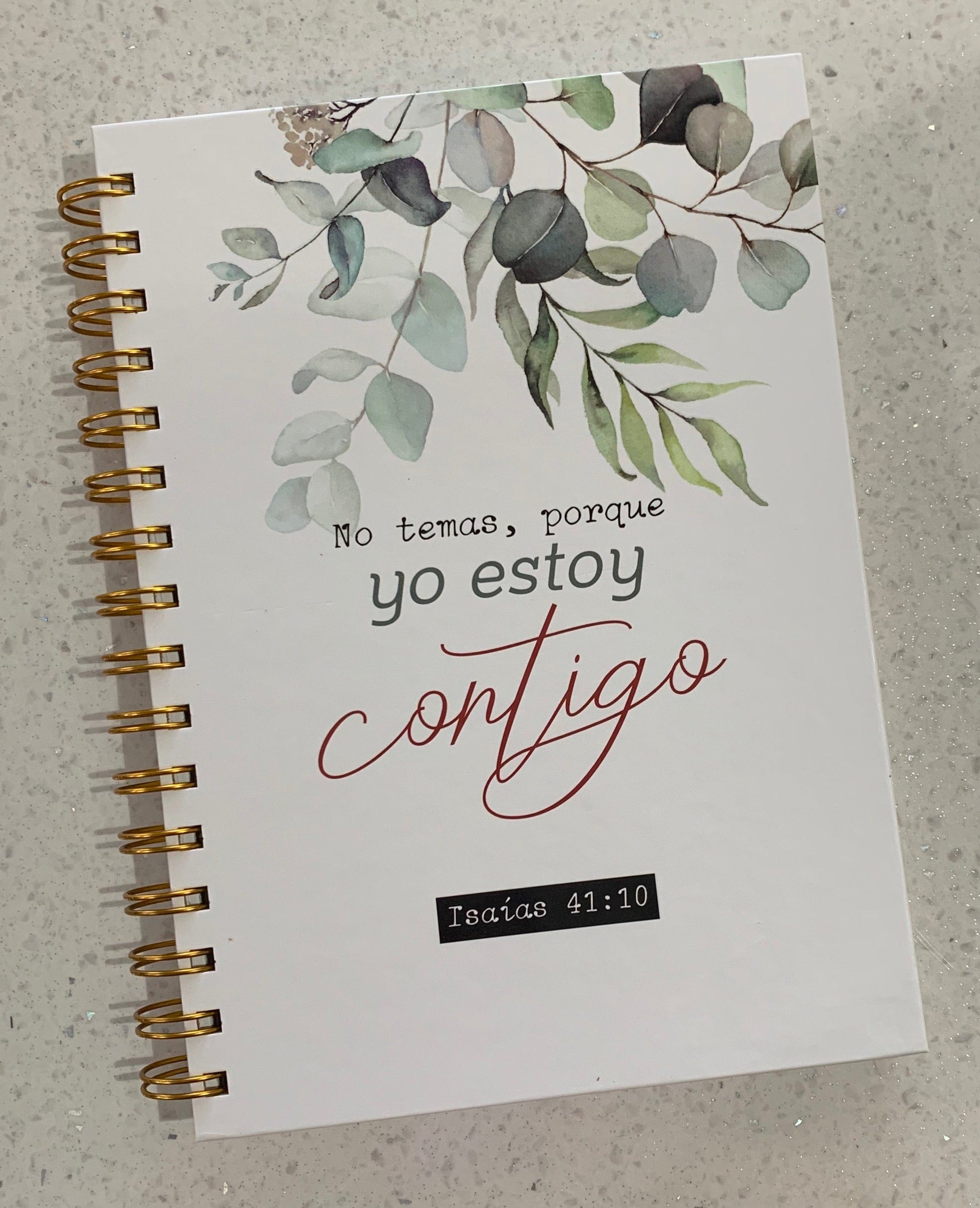 Yo estoy contigo - Journals Green - The Perfect Gift